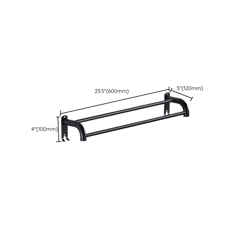 Modern Bathroom Accessories Black Paper Holder Bathroom Shelf Bathroom Accessory Set
