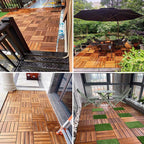 Country House Engineered Floor Tile Waterproof Click-Lock Interior Wood Floor