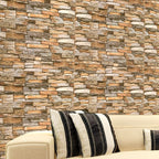 Country House Wall Plank 3D Brick Bathroom Living Room Wall Panels Set of 2