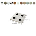 Modern Stone Look Plastic Flooring Waterproof Tiles with Square Edge