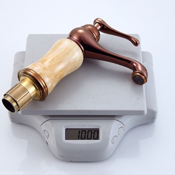 Luxury Vessel Faucet Brass Lever Handles Low Arc Sink Faucet