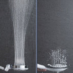 Modern adjustable shower head plastic shower head with water filtration