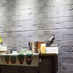 Home Interior Wall Panel 3D Printed Brick Peel and Stick Wall Covering