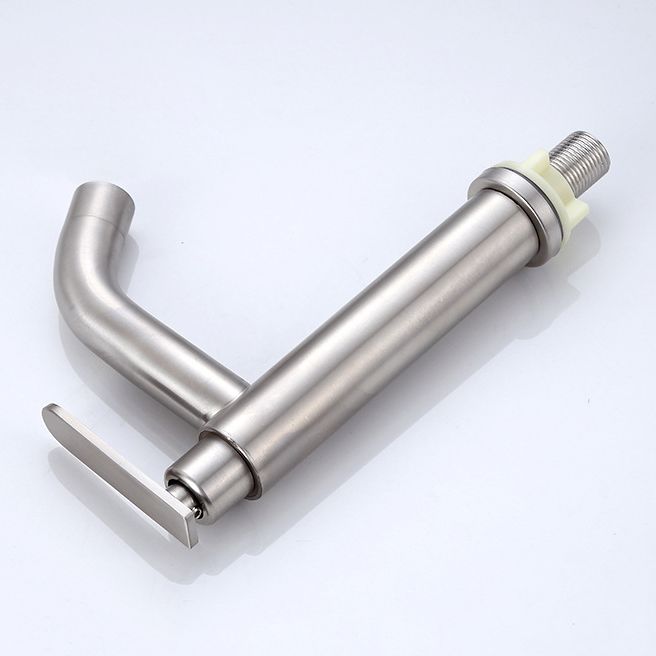 Modern Vessel Faucet Stainless Steel Low Arc Sink Faucet