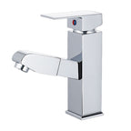 Modern Pull-Out Single-Handle Faucet Bathroom Sink Faucet