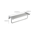 Modern Bathroom Hardware Paper Holder Bathroom Shelf Silver Bathroom Accessory Set
