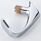Button Handle Faucet Contemporary Style Faucet with Waterfall Spout
