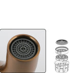 Contemporary Vessel Water Faucet Stainless Steel Cross Handles Wall Mounted Bathroom Faucet