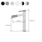 Modern Vessel Sink Faucet Stainless Steel Single Handle Low Arc Pull Down Vessel Faucet
