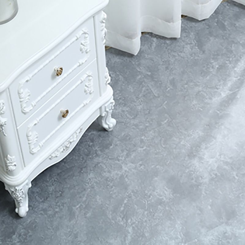 Square fireproof PVC floor coverings, removable and adhesive, waterproof PVC floor coverings