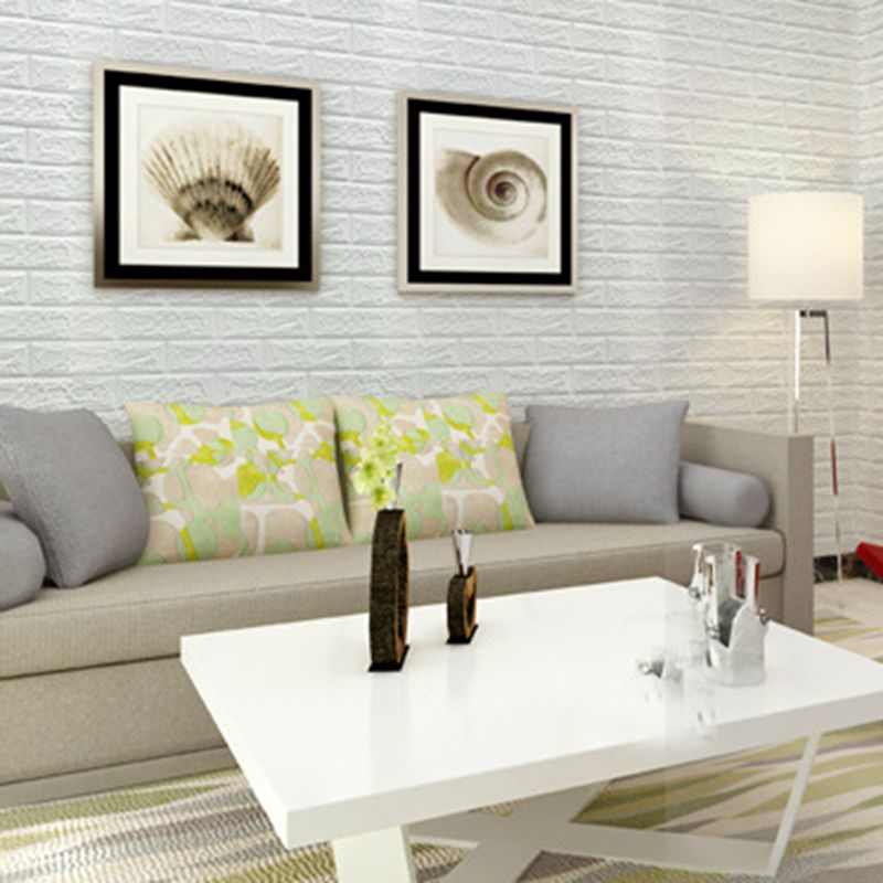 Industrial Wall Paneling Peel and Stick Wood Look Design Waterproof Foam Wall Paneling