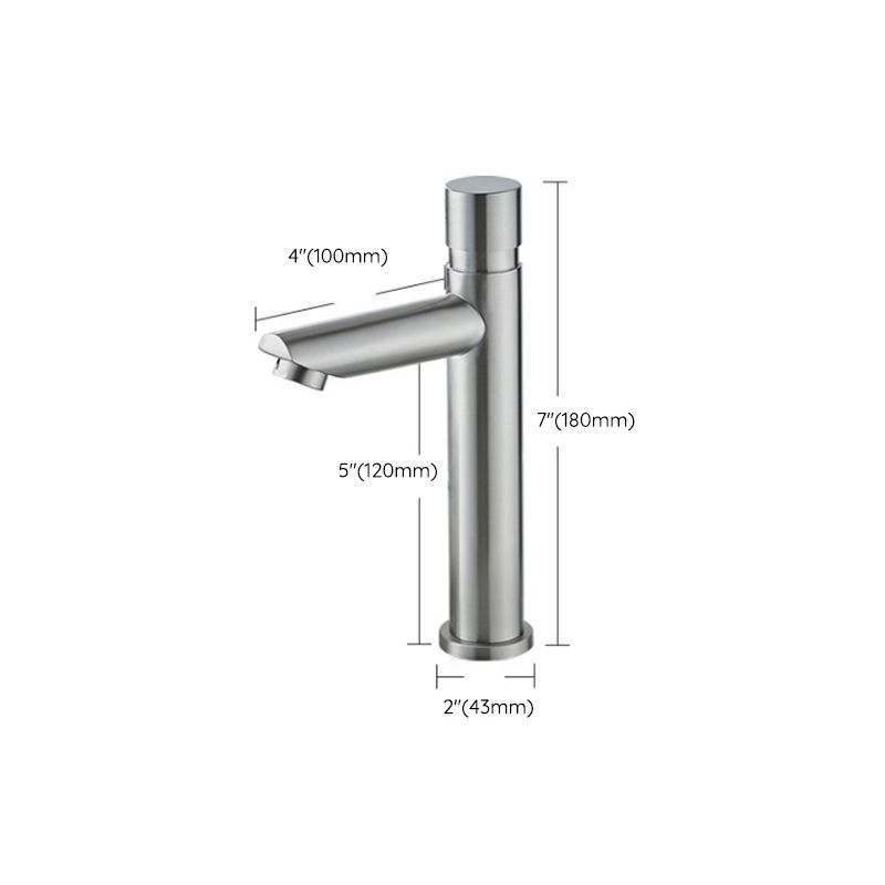 Modern Low Arc Basin Faucet with Single Lever Bathroom Sink Faucet