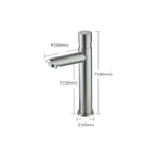 Modern Low Arc Basin Faucet with Single Lever Bathroom Sink Faucet