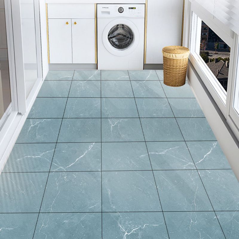 Peel & Stick Vinyl Floor Smooth Vinyl Flooring with Marble Look