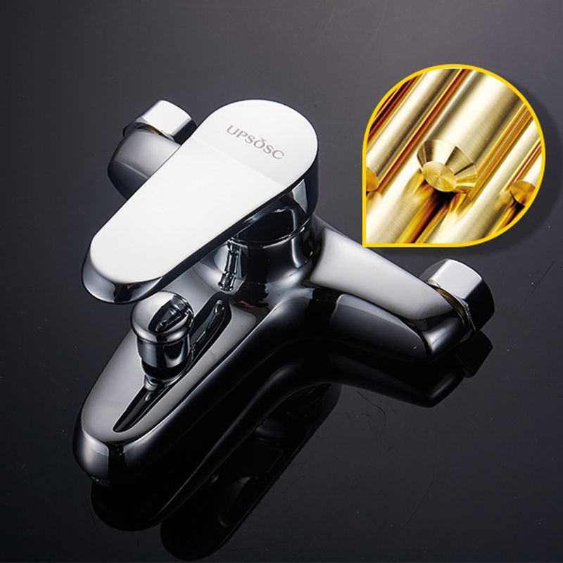Tradition Fixed Bathtub Mixer Wall Mount Lever Handle Bathtub Mixer
