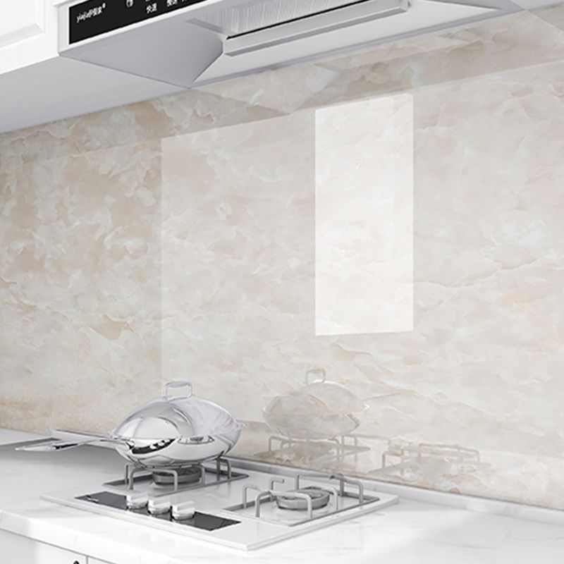23.6" Rectangular Single Plate PVC Peel and Stick Tile for the Kitchen