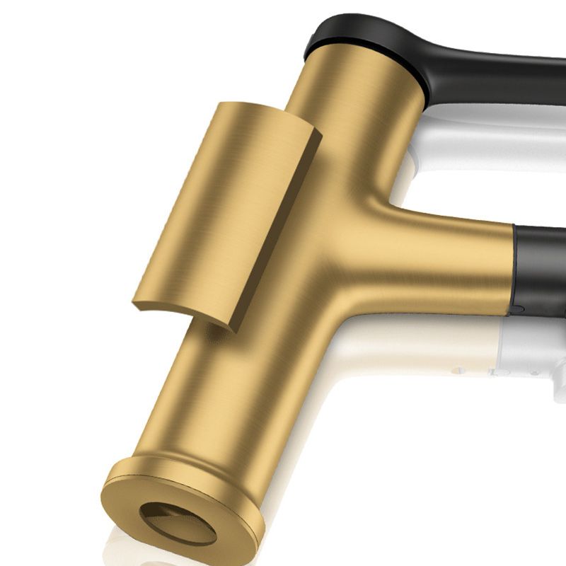 Modern Sink Faucet Uniform Color Metal Sink Bathroom Faucet