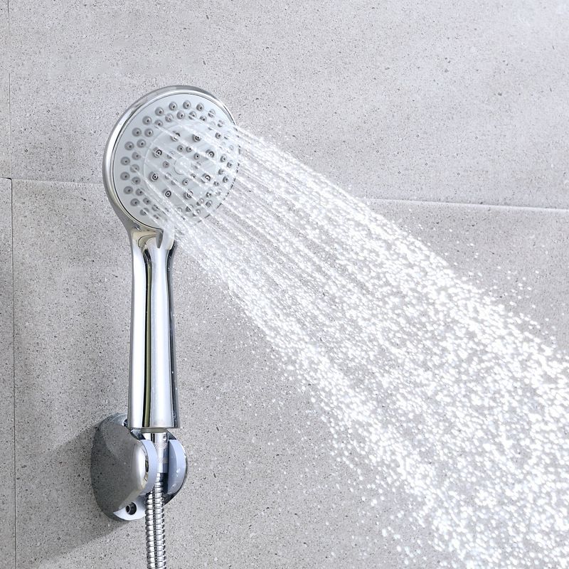 Modern adjustable shower head Round Metal Handheld Shower Head