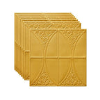Modern Style Plastic Wall Panel Living Room Peel and Stick 3D Wall Covering