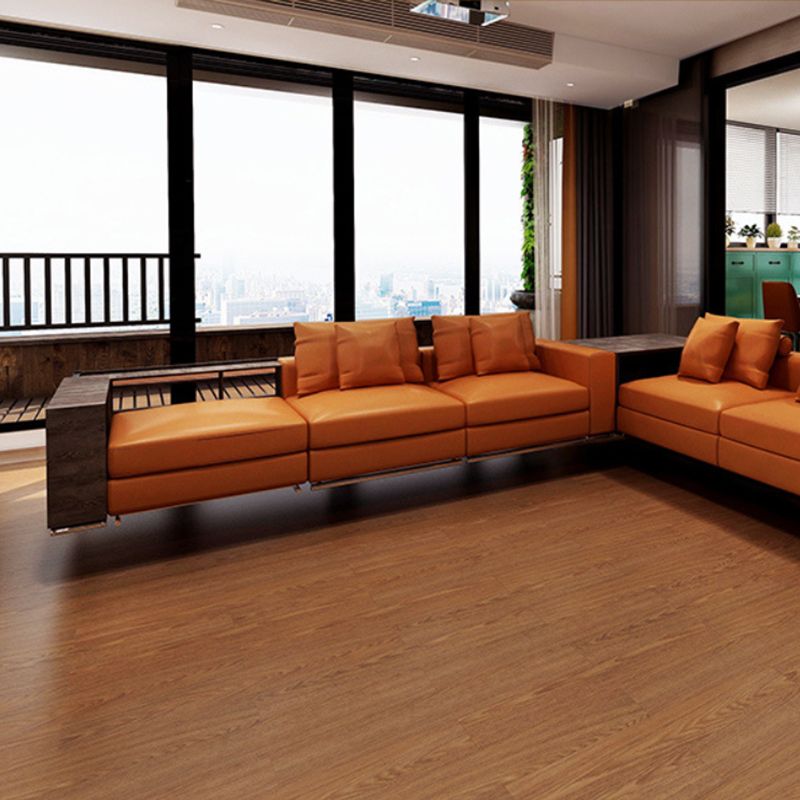 Square Edge Vinyl Floor Living Rooms PVC Flooring with Peel & Stick