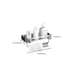 Modern Bathroom Hardware Set Silver Bathroom Shelf Bathroom Hardware Set