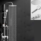 Wall-mounted Rectangular Shower System Stain-resistant Copper Modern Shower System