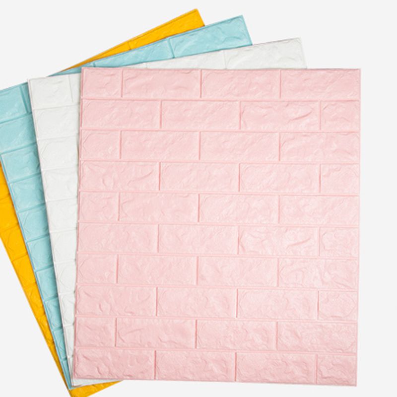 Modern Panel PVC 3D-embossed Self-adhesive Waterproof Interior Cladding