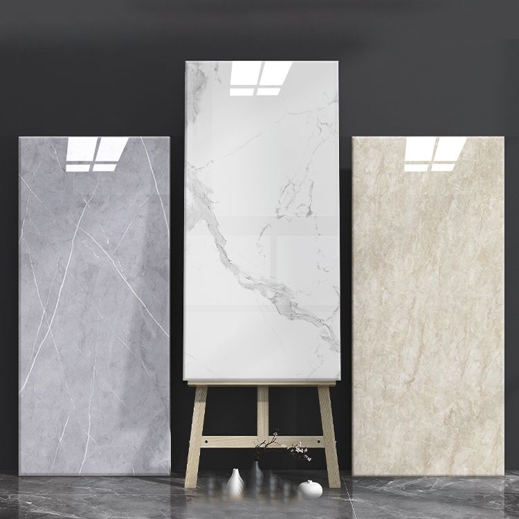 Polygon Field Peel and Stick Back Wall Tile PVC Peel and Stick Tile for the Kitchen