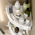 Modern white finish bathroom shelf rectangular & triangular bathroom hardware set