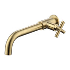 Wall-mounted faucet single lever mixer basin faucet for the bathroom