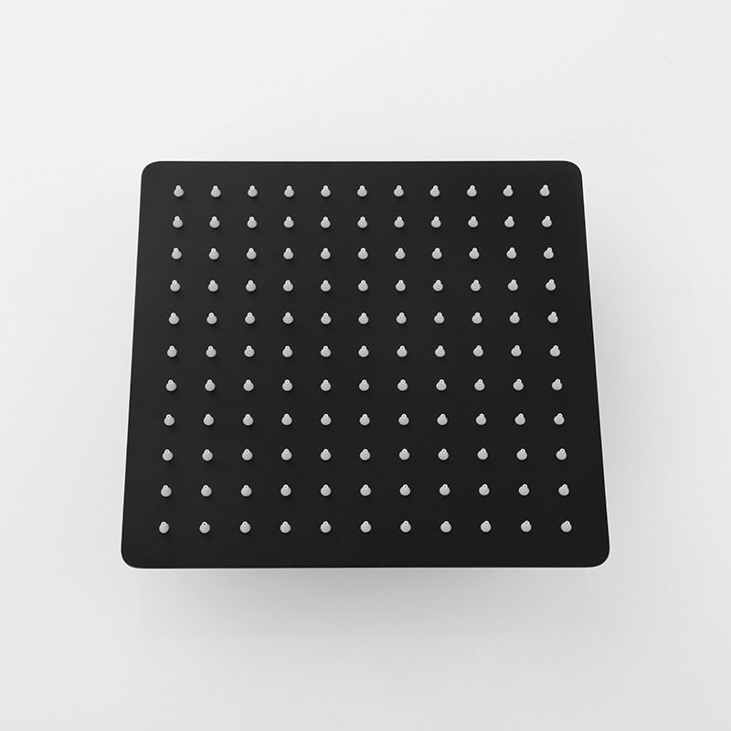 Stainless Steel Square Shower Head Standard Spray Pattern Wall Mounted Shower Head