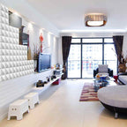 Modern square wall panel Peel and stick texture pattern wall covering