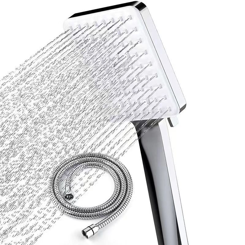 Classic Handheld Showerhead Standard Round Showerheads in Silver