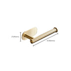 Modern Simple Metal Bathroom Accessories as Individual Piece or in Set in Gold