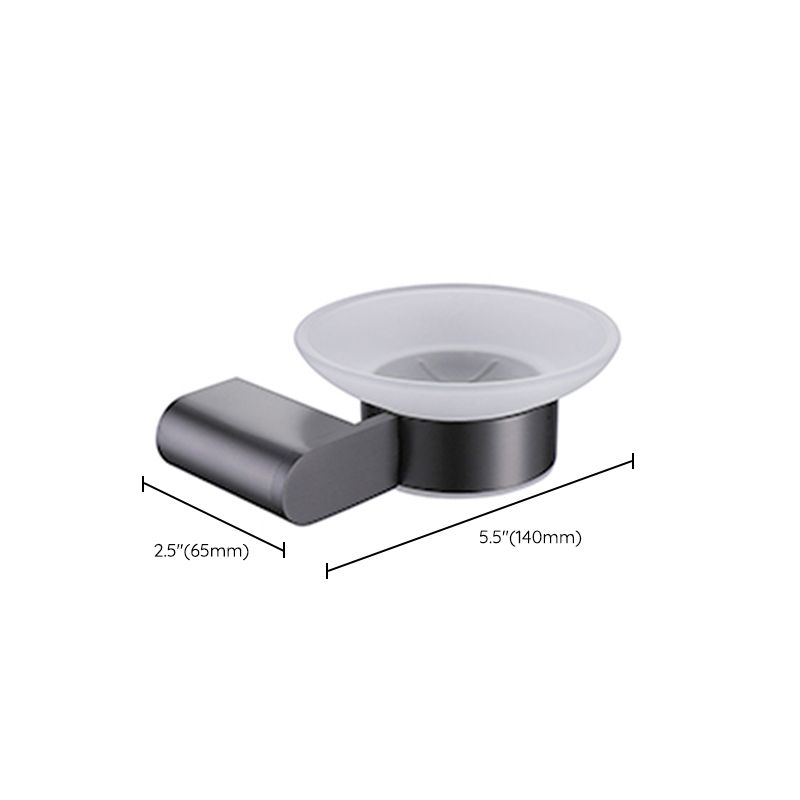 Dark gray modern bathroom accessory set stainless steel bathroom accessory set