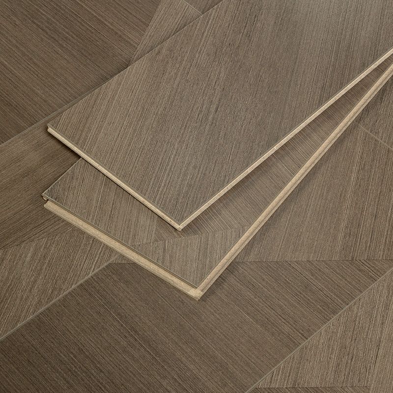 Water-resistant laminate click-lock brown wood laminate flooring