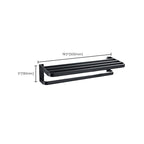 Modern Bathroom Hardware Set Bathroom Shelf Towel Bar Black Bathroom Hardware Set