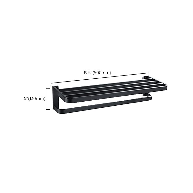 Modern Bathroom Hardware Set Bathroom Shelf Towel Bar Black Bathroom Hardware Set