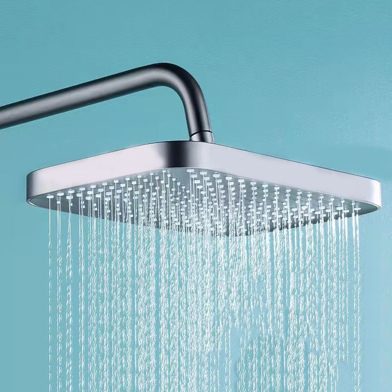Modern adjustable swivel shower head metal shower fixture on the wall