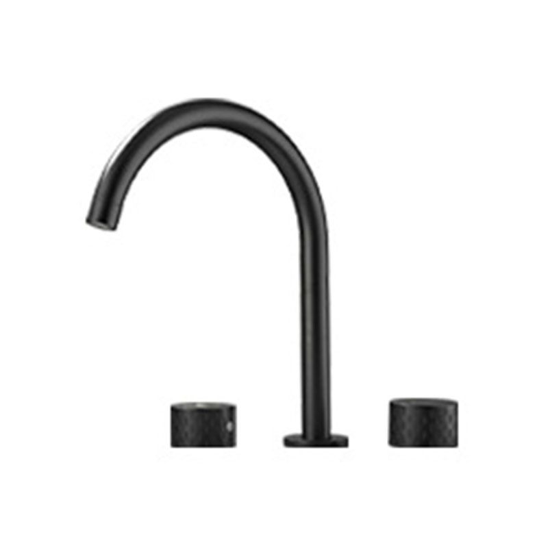 Double Handle Tub Spout Deck Mounted High Arc Brass Modern Roman Tub Spout