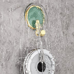 Contemporary 8-piece bathroom set 2.91 inch high bathrobe hooks