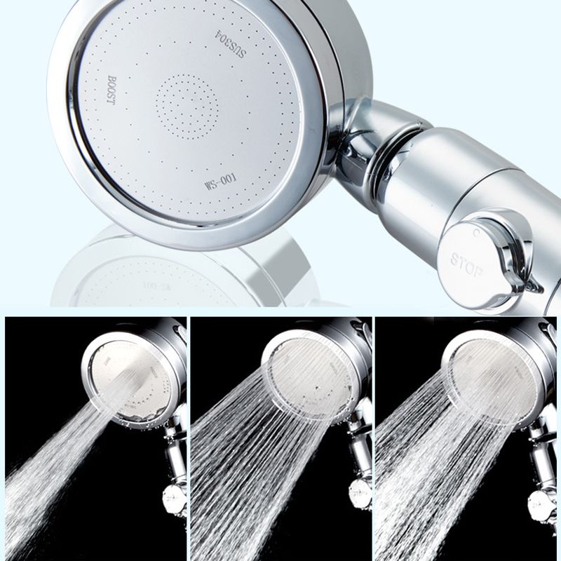 Contemporary Style Showerhead Metal Bathroom Handheld Shower