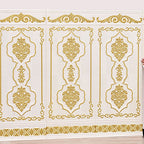 3D embossed wall panel Glam style waterproof wall panel for the living room