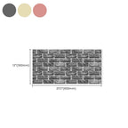 Industrial Wall Ceiling 3D Artificial Brick Living Room Peel and Stick Covering (5-Pack)