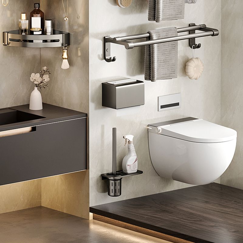 Modern Bathroom Accessory Set Adhesive Mount Bathroom Accessory Set