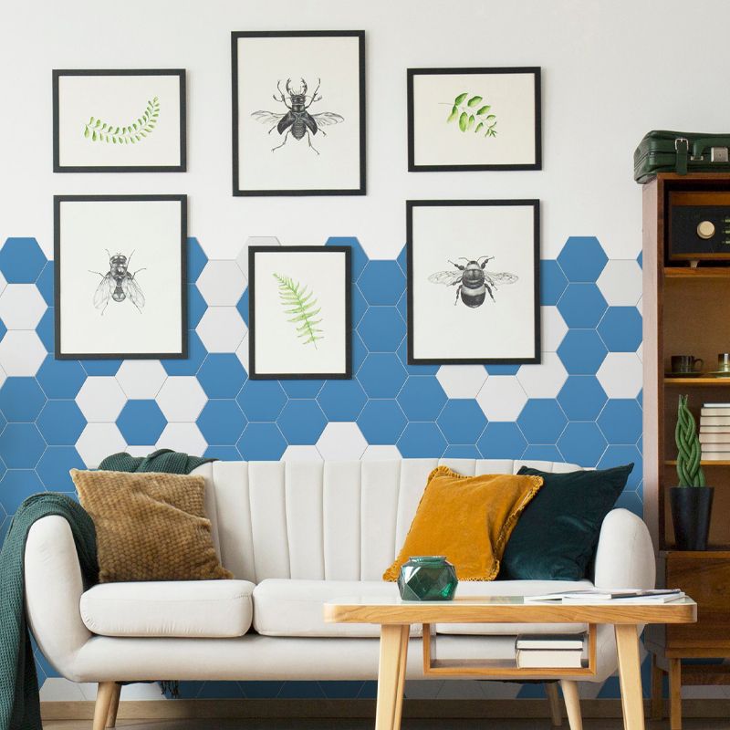 Peel and Stick Tiles Hexagonal Peel and Stick Back Wall 20 Pack