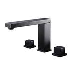 Traditional Roman Bathtub Faucet Set Copper Fixed Deck Mount with Handles