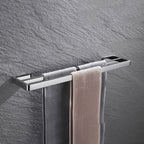 5-piece modern bathroom accessories as single item or in set Polished chrome bathroom set