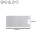 Individual Tiles Wallpaper PVC Stain Resistant Peel and Stick Tiles Wall Tile