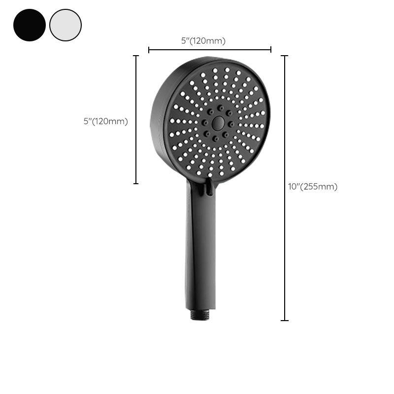 Modern Handheld Showerhead Adjustable Water Flow 5 Settings Wall Mounted Showerhead